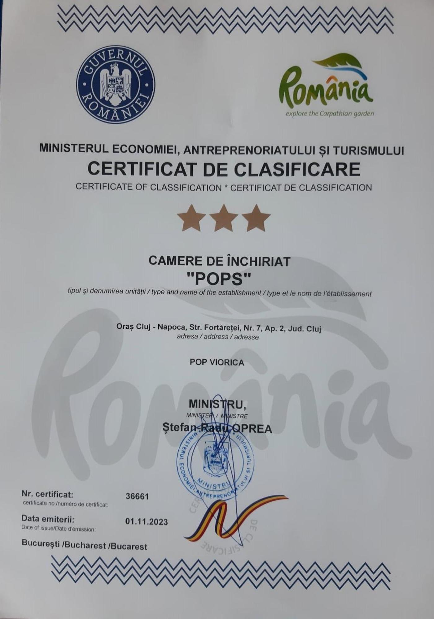 Apartment Pops 2 Kluż-Napoka Zewnętrze zdjęcie